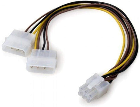 4-Pin to 6-Pin PCI Express Power Adapter (8 Inches)...