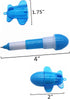 30pcs Mini Plane Ballpoint Pen Cute Cartoon Retractable Ball Pen for Kids (Random Color)...