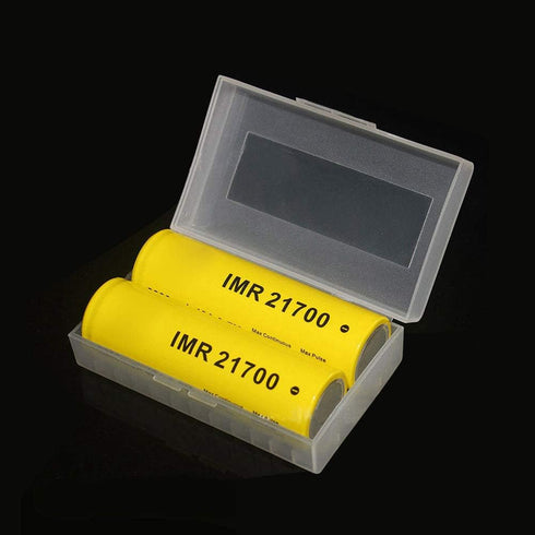 Socobeta Battery Holder, Battery Case Waterproof Battery Box 2 Pcs Portable for 220700/21700 Battery...