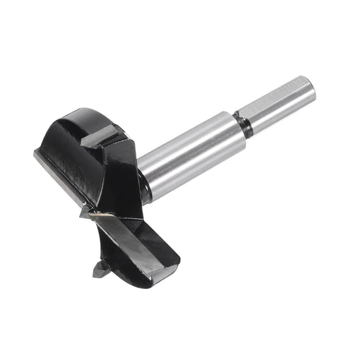 Forstner Drill Bit 60mm (2-3/8") K30/C1 Tungsten Carbide Tip Triangle Shank Wood Forstner Bit Opener Cutter for Hinge Hole Drilling Woodworking...