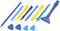 Hovico 12Pcs Phone Screen Opening Pry Plastic Tool Repair Kit,Spudger Pry Blade Opening Tool Repair Kit for Electronics Tool(Multicolor)...
