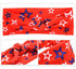 BinaryABC 4th of July Baby Headband,Flower America Flag Headband,independence Day Headwear Hairband,2Pcs...