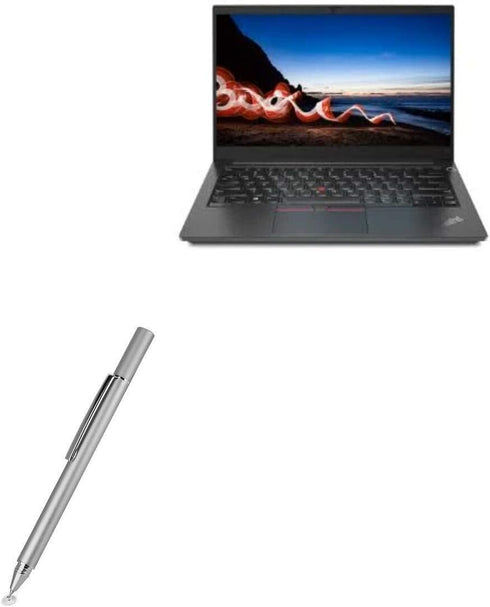 BoxWave Stylus Pen Compatible with Lenovo ThinkPad E14 Gen 2 (14 in) - FineTouch Capacitive Stylus, Super Precise Stylus Pen - Metallic Silver......