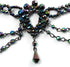 Peacock Victorian Beaded Choker...