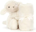 Jellycat Bashful Lamb Soother, 13.5 inches - Security Blanket & Lovey for Babies - Baby Gift...