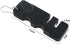 Black Pocket Knife Sharpener,Kitchen Knife Sharpener, Scissor Sharpener, Handheld Keychain Sharpening Tool for Outdoor Camping Kitchen Knives Acce...