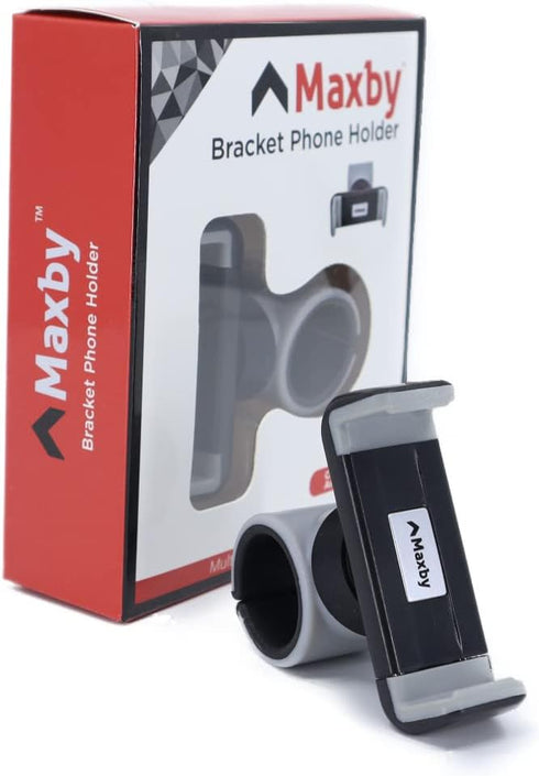 Phone Holder Compatible with Peloton Bike & Bike Plus - Secure Fit and Easy One-Hand Operation - 360 Degree Rotation - Mount for Stationary Exerci...