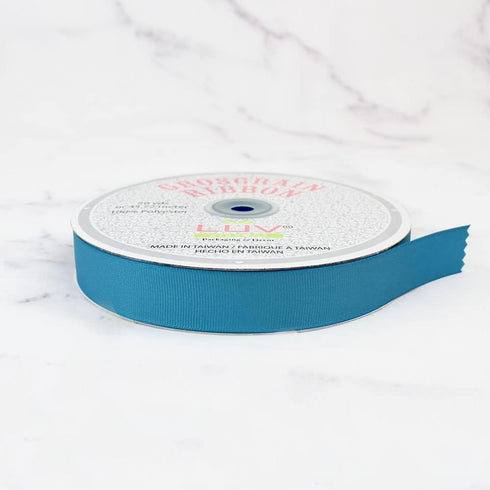 Creative Ideas 7/8-Inch Solid Grosgrain Ribbon, 50-Yard, Turquoise...