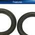 Heyiarbeit 5 Inch Speaker Foam Edge Surround Rings Replacement Parts for Speaker Repair or DIY 4pcs...