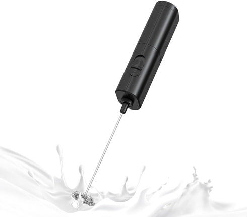 Powerful Electric Milk Frother, Battery Operated Drink Blender, Foam Maker Mixer, Milk Frother Handled for for Coffee, Cappuccino, Latte, Matcha, ...
