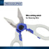 MichaelPro MP010025 6" Stainless Electrician Scissors | Heavy Duty Multi-Purpose Shears | Cuts Wires and Soft Cable, Protective Sheath Included...