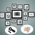 320PCS Picture Frame Turn Button Fasteners Set Picture Frame Hardware Backing Clips with Screws for Hanging Pictures, Drawing Crafts, Photos, Blac...