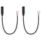 Fancasee 2 Pack Replacement 3.5mm Female Jack to Bare Wire Open End TS 2 Pole Mono 1/8" 3.5mm Jack Plug Connector Audio Cable Repair...