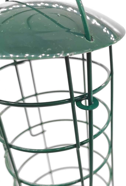 Suet Ball Bird Feeder Outdoor Hanging Metal Wire Wild Bird Feeder Fat Ball Food Feeder (1)...