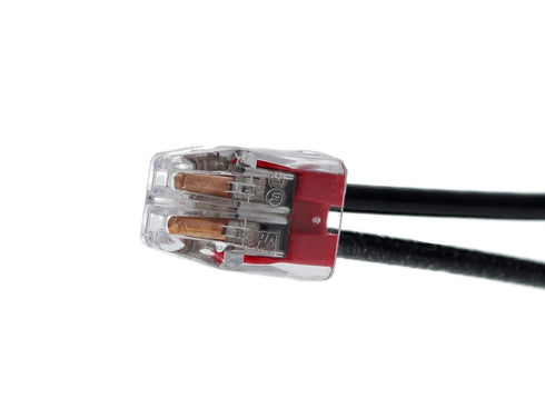 IDEAL Electrical 30-1032P in-Sure Push-in 2 Port Wire Connector, Red, (100/Bag)...