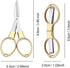 Folding Scissors,Safe Portable Travel Scissors,Zinc Alloy Handle Stainless Steel Telescopic Cutter for Home Office outdoor fishing?2PC?...