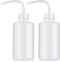 Wash Bottle 2pcs 250ml/8oz Safety Bottles Watering Tools, Economy Plastic Squeeze Washing Cleaning Bottle with Narrow Mouth Scale Labels for Medic...