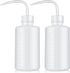 Wash Bottle 2pcs 250ml/8oz Safety Bottles Watering Tools, Economy Plastic Squeeze Washing Cleaning Bottle with Narrow Mouth Scale Labels for Medic...