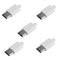 cablecc 5set DIY 24pin USB 3.1 Type C USB-C Male Plug Connector SMT Type with 3.5mm SR and Housing Cover White...