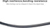 8mm x 5mm Pneumatic Tubing Pipe PU Polyurethane Tube Air Compressor Hose Line Fitting or Fluid Transfer (Black 32.8ft/10Meters)...