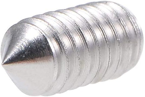 uxcell 50Pcs M3x6mm Internal Hex Socket Set Grub Screws Cone Point 304 Stainless Steel Screw...