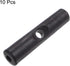 10pcs Umbrella Tail Beads 2mm Hole Dia 24mm Length PP Plastic Umbrella Bone Cover for Folding Umbrella Cover Parts, Black...