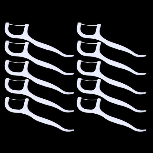 Flossers,Dental Floss,Floss Picks,Dental Floss Picks,YIMART 100pcs Dental Floss Flosser Picks Toothpicks Teeth Stick Tooth Cleaning Interdental Br...