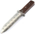 12" Hori Hori Garden Knife with FREE Diamond Sharpening Rod, Stainless Steel Blade with Protective Handguard and Full Tang Handle, Comes with Thic...