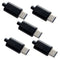 JSER 5set DIY 24pin USB 3.1 Type C USB-C Male Plug Connector 5V 3A SMT Type with Black Housing Cover...