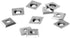 10.5mm Square Tungsten Carbide Replacement Cutter Inserts 10.5x10.5x1.5mm with Screws Replacement for Woodworking Fits Spiral Helical Planer Cutte...