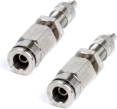 Dot Inflation Valve (for 1/4" Air Line) PTC Style, Nickel Plated (2 Pcs) Dot Approved...