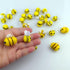 30 PCS Wool Felt Bees Cute Felt for Crafts Mini Bee Plush Decor for Baby Shower Gender Reveal Decoration Nursery Tent DIY Crafts...