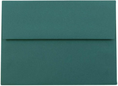 JAM PAPER A6 Premium Invitation Envelopes - 4 3/4 x 6 1/2 - Teal - 50/Pack...