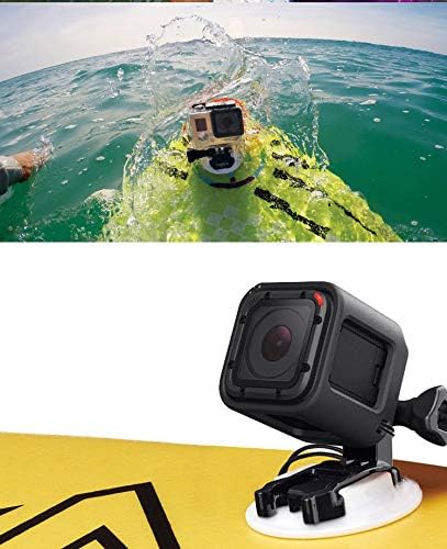 Bodyboard Wakeboard Foam Surfboard Mount Kit Surfing Mount with Anti-Lost Strap for GoPro Hero 8/7/6/5/4/3+/3/2/1 (Black)...