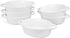 Foraineam 6-Pack Porcelain Ramekins, 10 Ounce Oval Ceramic Creme Brulee Souffle Baking Ramekin Dishes Bowl with Double Handles...