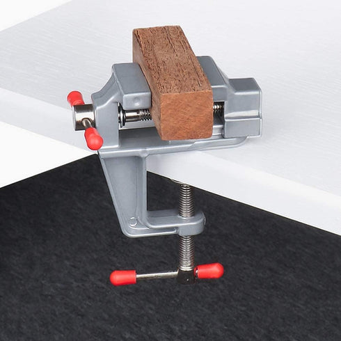 Mini Jeweler Table Clamp Small Hobby Bench Vice Work Bench Vise Bench Clamp Hobby Vise Clamp Small Table Clamp Mini Bench Vice Clamp for Small Wor...
