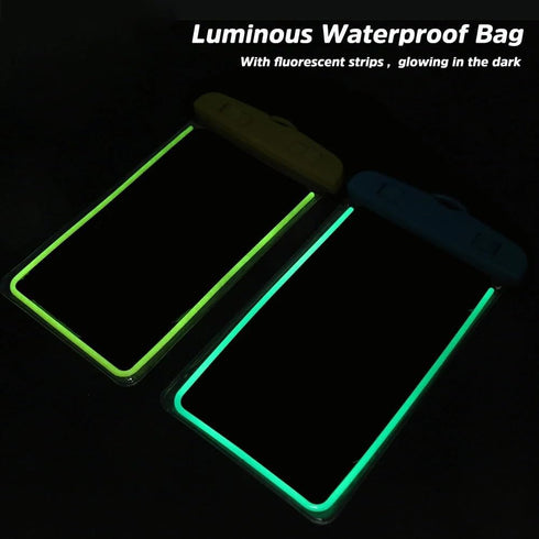 Waterproof Phone Pouches, Universal Fit, Clear, 2 Pack (Green)...