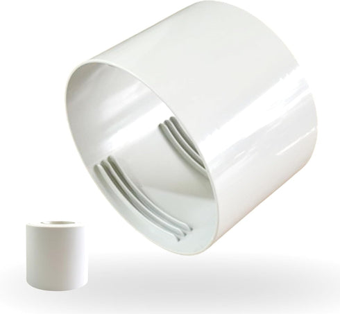 Portable Air Conditioner Exhaust Connector Coupling, AC Coupler 5.9inch 150mm AC Hose end, Portable AC Exhaust Hose Connector, Support Clockwise a...