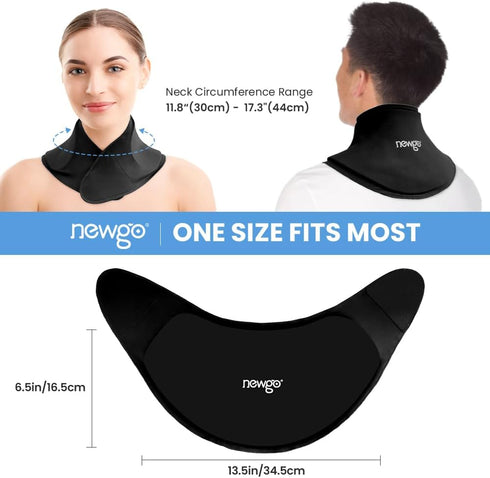 NEWGO Neck Ice Pack Wrap Reusable Ice Packs for Neck Pain Relief, Cervical Ice Pack for Injuries, Swelling, Sprains, Neck Stiffness and Cervical S...