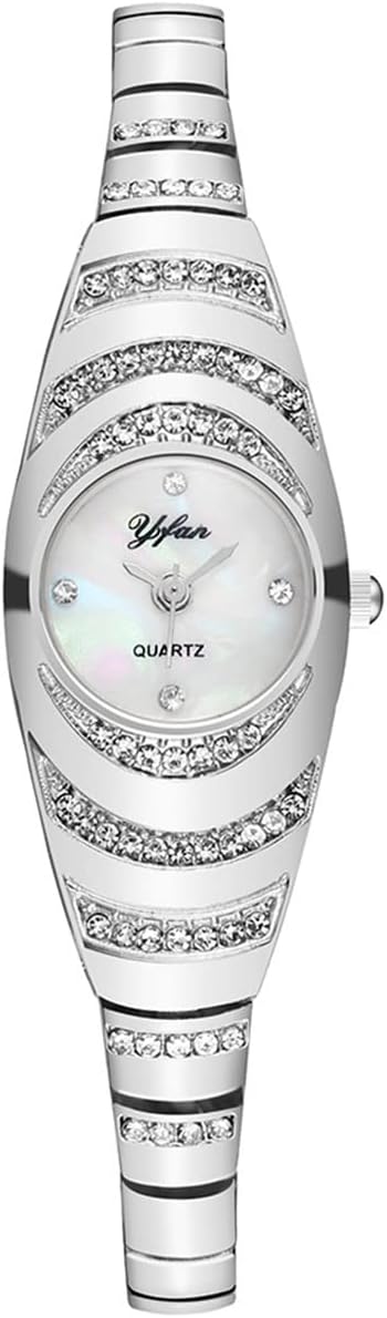 CdyBox Ladies Thin Strap Watch Fashion Diamond Wrist Watch Quartz Watches 3Pack Wholesale...