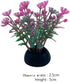 Fish Tank Accessories Green Plants ?Pink and Green Fish Tank Decorations, Aquarium Decor Plastic Plants,Small Aquarium Decorations Kit...