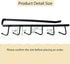Art Secret 6-Hook Under Cabinet Mug Hanger (c- 2pcs White)...