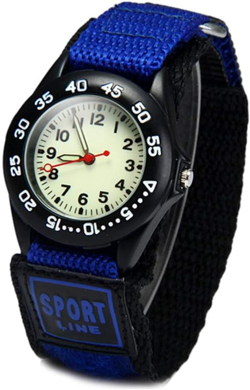 ele ELEOPTION Sport Watch for Men Women Analog Quartz Watch Luminous Military Nylon Strap Hook Loop Wrist Watch Unisex for Teenagers/Students/Adul...