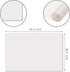 23.6'' by 15.7''Flexible Silicone Placemat Non Slip Waterproof Heat Resistant Dinner Table Transparent with Fog 1 PCS...