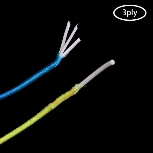 1mm Rainbow Elastic Cord Beading Thread Stretch String for Bracelet Making 109 Yard...