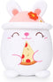 AIXINI Cute Rabbit Plush Pillow 8" Bunny Stuffed Animal, Soft Kawaii Rabbit Plushie with Hat Outfit Costume Gift for Kids...