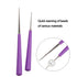 8Pcs Diamond Tipped Bead Reamer Beading Hole Enlarger Needle Tool with Plastic Handle for Make Bead Holes Larger, Jewelry Making and DIY Craft Sup...