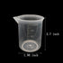 8 Pcs Epoxy Mixing Cups, 100ml/3.4oz Plastic Graduated Cup Clear Measuring Cup for Mixing Paint, Stain, Epoxy, Resin...