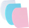 SURDOCA Dough Scraper Bench Scraper - 3P 4.7x3.7" Plastic Flexible Bowl Scraper, Sharp Edge & Angles Cake Scraper. Non-Slip Bakeware Decorating To...