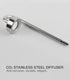 Stainless Steel CO2 Diffuser Atomizer for Aquarium Plants...